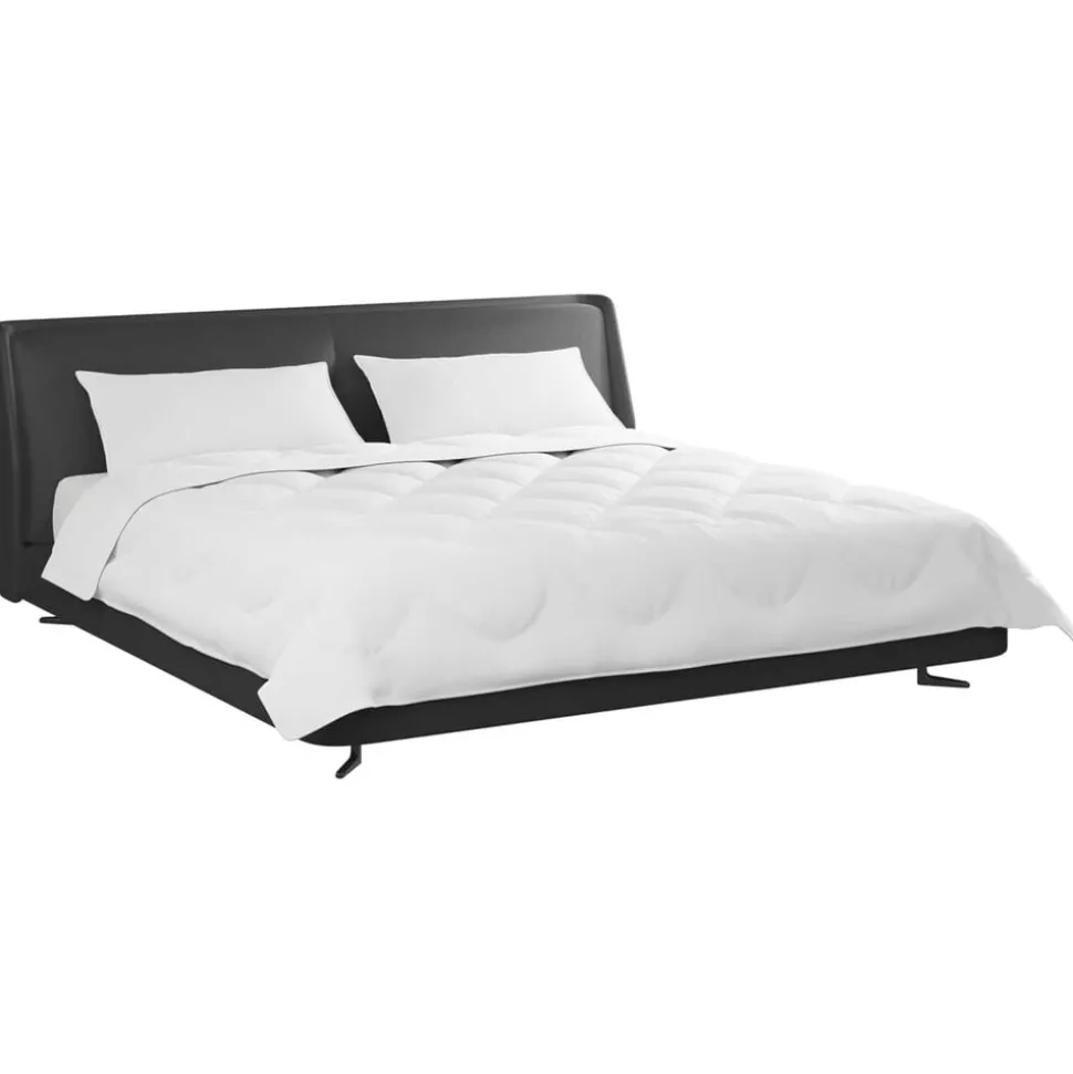 vidaXL All-season dekbed met kussen 3 pcs Wit Microvezel