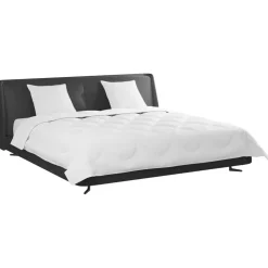 vidaXL All-season dekbed met kussen 3 pcs Wit Microvezel