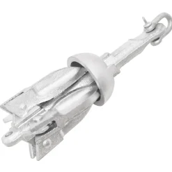 vidaXL Anker inklapbaar 0,7 kg thermisch verzinkt gietijzer zilver