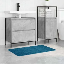 vidaXL Antislip Badmat Blauw 50 x 80 cm PP