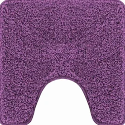 vidaXL Antislip Badmat met Toilet Cut Paars 50 x 50 cm PP
