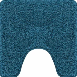 vidaXL Antislip Badmat met Toilet Cut Blauw 50 x 50 cm PP
