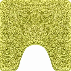 vidaXL Antislip Badmat met Toilet Cut Groen 50 x 50 cm PP