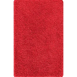 vidaXL Antislip Badmat Rood 50 x 80 cm PP