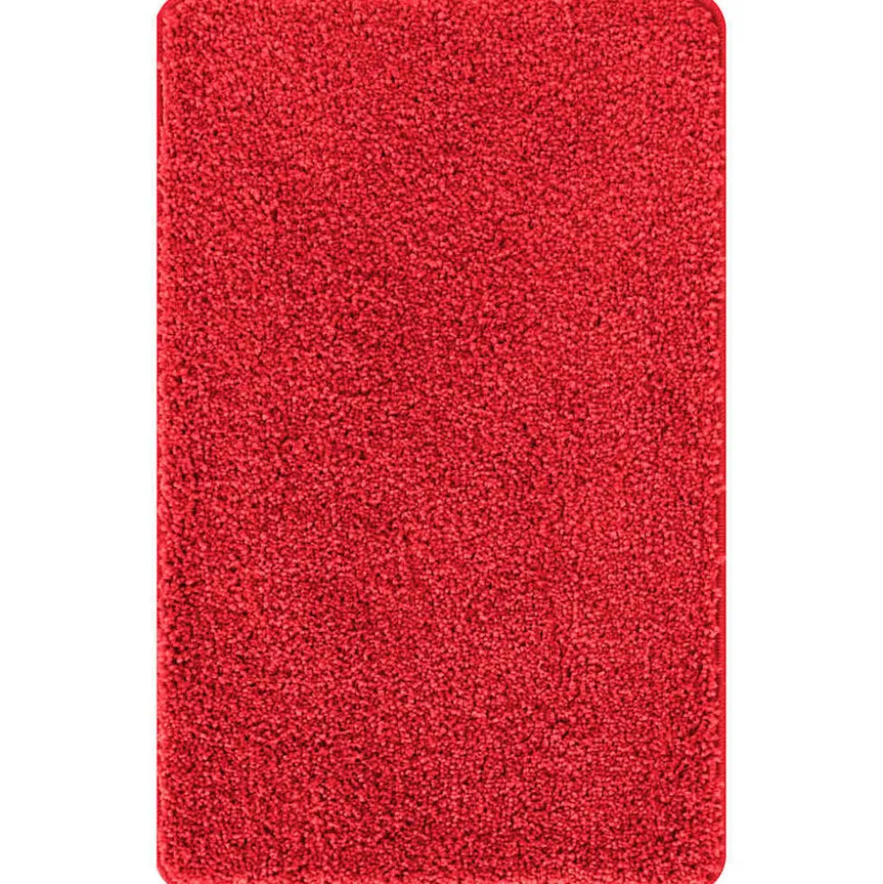 vidaXL Antislip Badmat Rood 50 x 80 cm PP