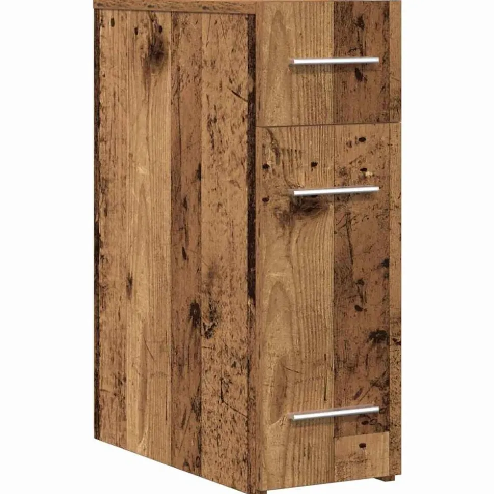vidaXL Apothekerskast Oud hout 20 x 45,5 x 60 cm Bewerkt hout