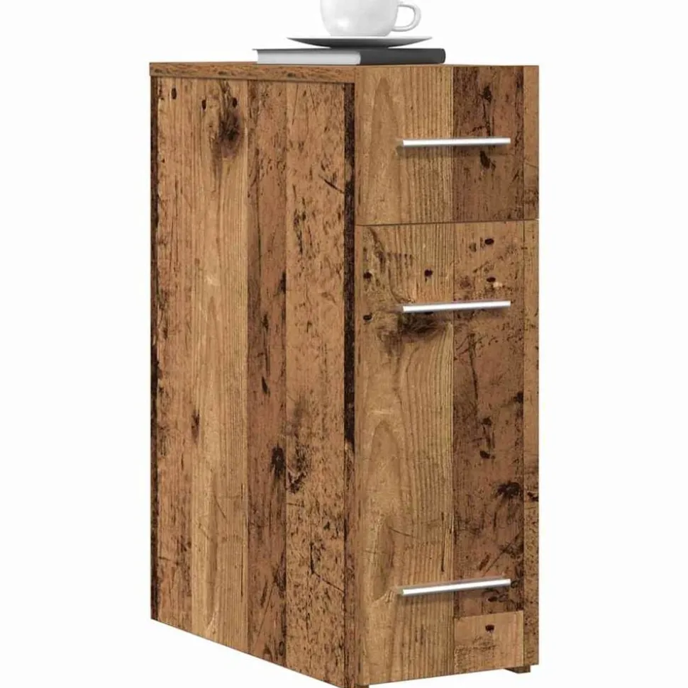 vidaXL Apothekerskast Oud hout 20 x 45,5 x 60 cm Bewerkt hout
