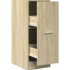 vidaXL Apothekerskast 30x41x77,5 cm bewerkt hout sonoma eikenkleurig