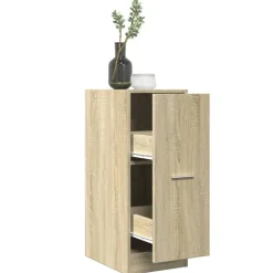 vidaXL Apothekerskast 30x41x77,5 cm bewerkt hout sonoma eikenkleurig