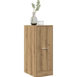 vidaXL Apothekerskast 30x41x77,5 cm bewerkt hout artisanaal eikenkleur