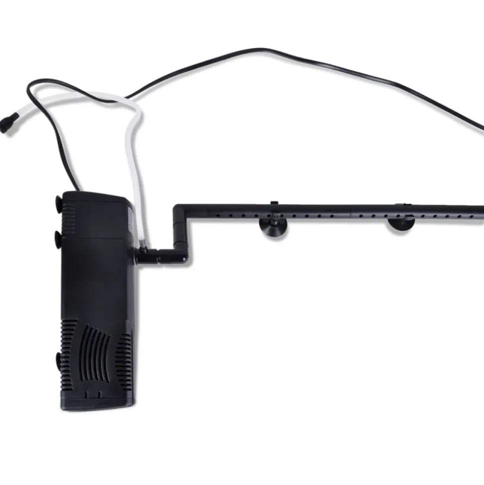 vidaXL Aquarium Filter Pomp met actieve koolstof 800L/u