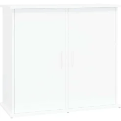vidaXL Aquariumstandaard 81x36x73 cm bewerkt hout wit