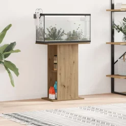 vidaXL Aquariumstandaard Artisan Eikenhout 36x60,5x72,5 cm
