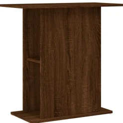vidaXL Aquariumstandaard 75x36x72,5 cm bewerkt hout bruin eikenkleur