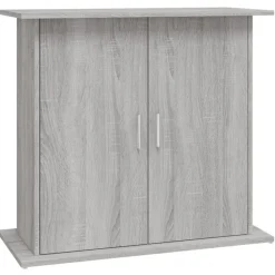 vidaXL Aquariumstandaard 81x36x73 cm bewerkt hout grijs sonoma eiken