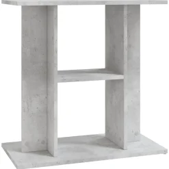 vidaXL Aquariumstandaard Betongrijs 60x30x60 cm Bewerkt hout