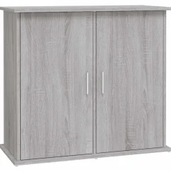 vidaXL Aquariumstandaard 81x36x73 cm bewerkt hout grijs sonoma eiken