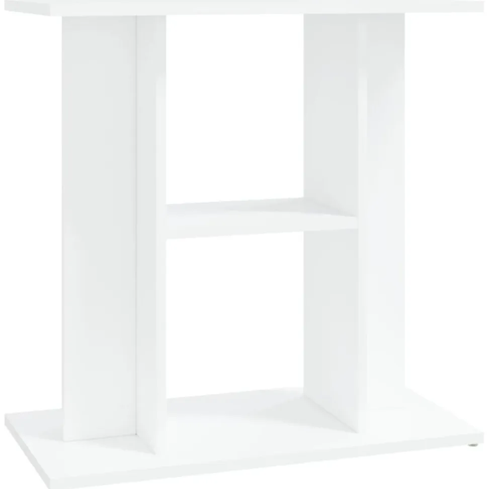 vidaXL Aquariumstandaard 60x30x60 cm bewerkt hout wit