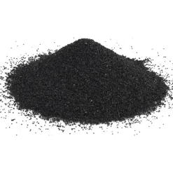 vidaXL Aquariumzand 25 kg 0,2-2 mm zwart