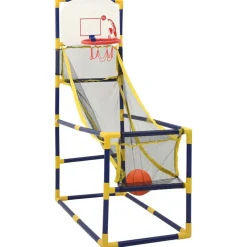 vidaXL Arcade basketbalset met bal en pomp 45x86x127 cm