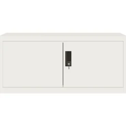 vidaXL Archiefkast 90x40x40 cm staal wit