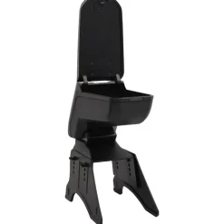 vidaXL Armsteun universeel 13x33x(33-53) cm ABS zwart