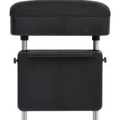 vidaXL Armsteun universeel 23x8x(30-38) cm ABS zwart