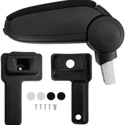 vidaXL Armsteun 14,5x32x(27-46) cm ABS zwart