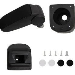 vidaXL Armsteun 12x34x(35-47) cm ABS zwart
