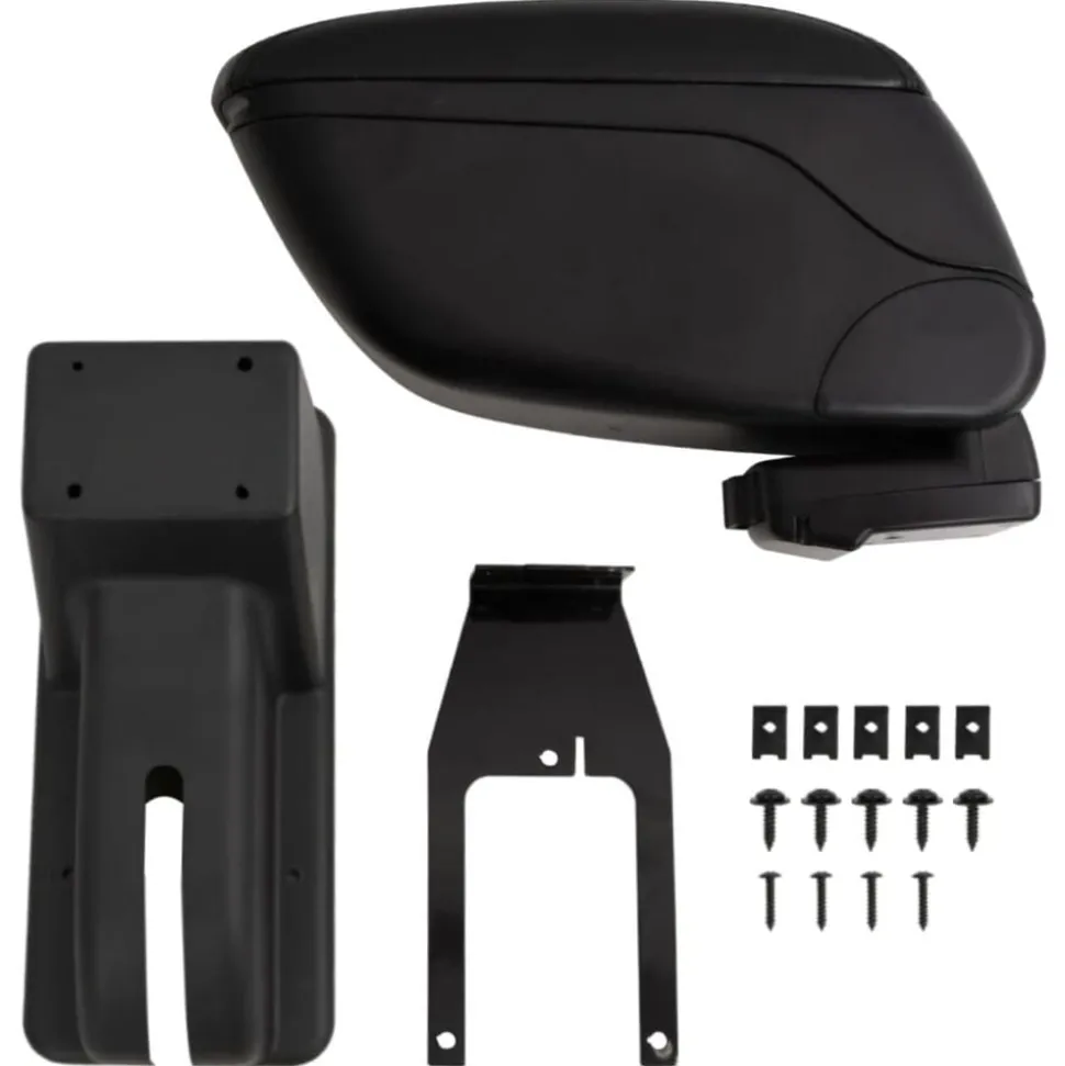 vidaXL Armsteun 12x29x(32-46) cm ABS zwart