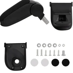 vidaXL Armsteun 15x35x(30-47) cm ABS zwart