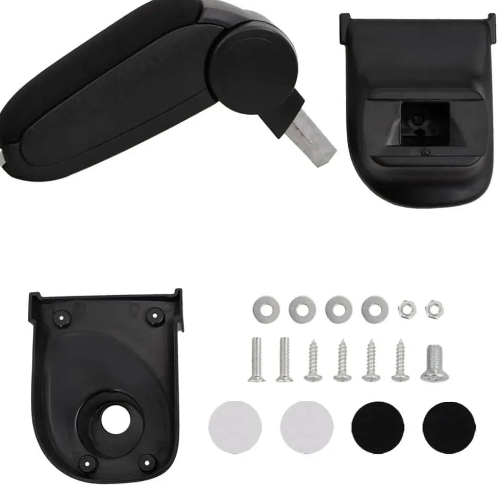 vidaXL Armsteun 15x35x(30-47) cm ABS zwart