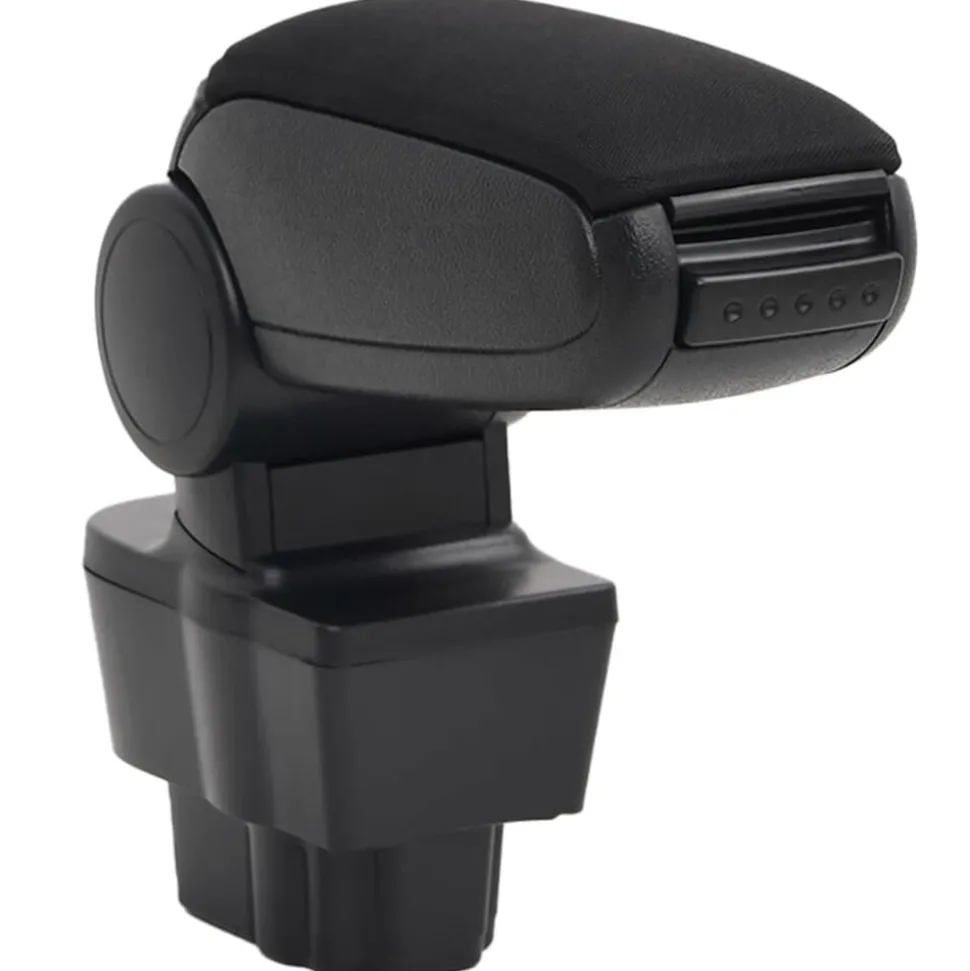 vidaXL Armsteun 12x37x(31-48) cm ABS zwart