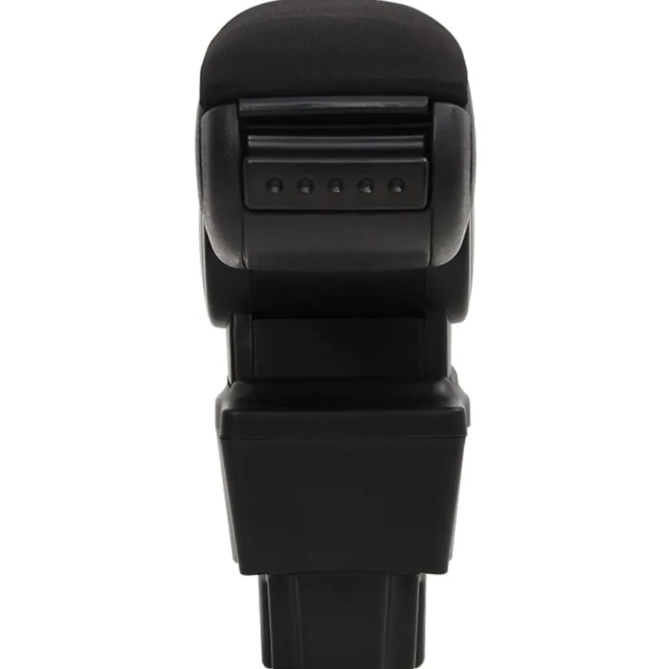 vidaXL Armsteun 12x37x(31-48) cm ABS zwart