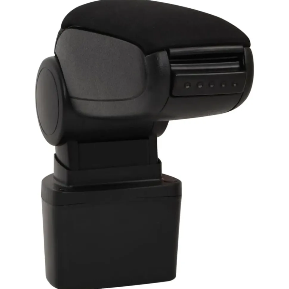 vidaXL Armsteun 14,5x31,5x(30-48) cm ABS zwart