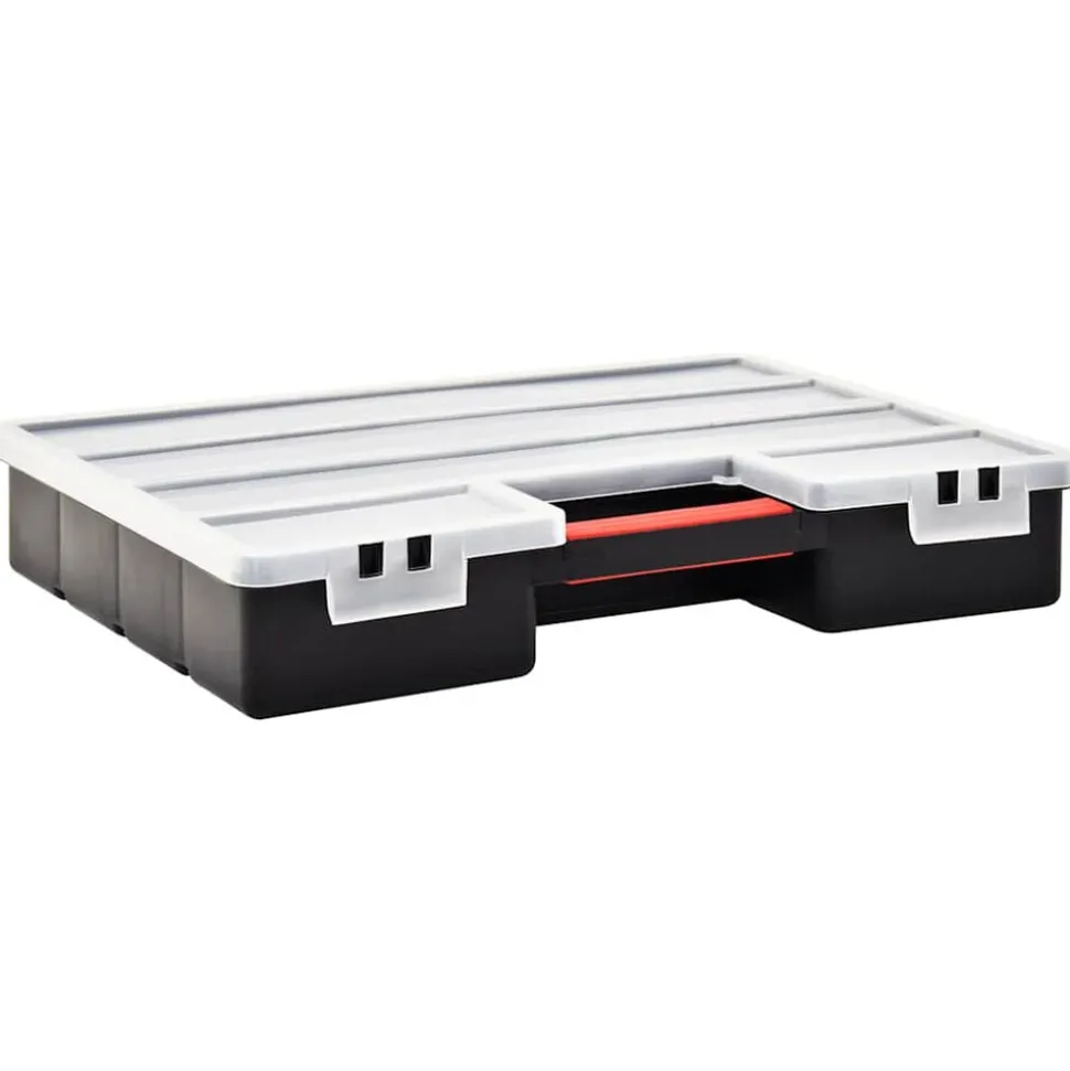 vidaXL Assortimentsdozen 2 st met verdelers 460x325x80 mm kunststof