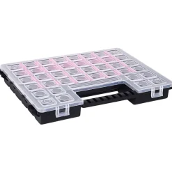 vidaXL Assortimentsdozen 5 st met verdelers 385x283x50 mm kunststof