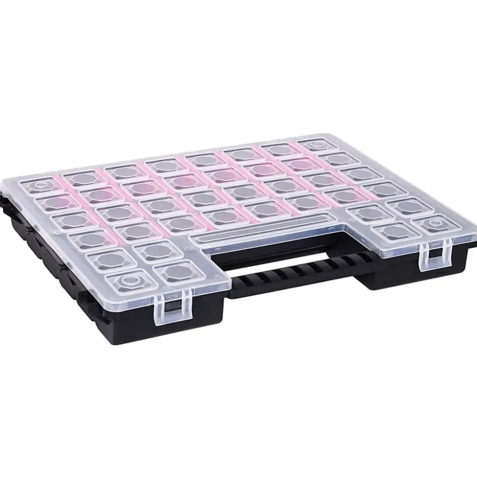 vidaXL Assortimentsdozen 5 st met verdelers 385x283x50 mm kunststof
