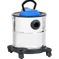 vidaXL Asstofzuiger met HEPA filter 1200 W 20 L roestvrij staal