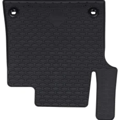 vidaXL Autobodemmat 3 pcs Zwart Rubber