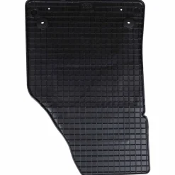 vidaXL Autobodemmat 4 pcs Zwart Rubber