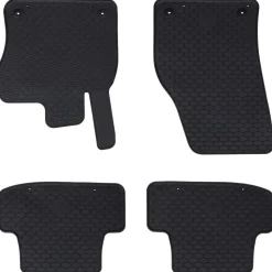 vidaXL Autobodemmat 4 pcs Zwart geschikt voor AUDI Q2 2017 Rubber