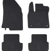 vidaXL Autobodemmat 4 pcs Zwart geschikt voor SANDERO 2020- Rubber