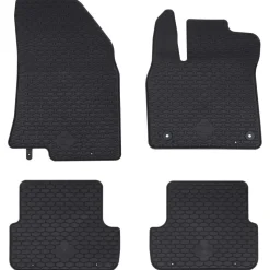 vidaXL Autobodemmat 4 pcs Zwart geschikt voor SANDERO 2020- Rubber