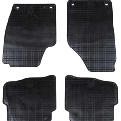 vidaXL Autobodemmat 4 pcs Zwart geschikt voor VW POLO 2001-2009 NS