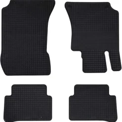 vidaXL Autobodemmat 4 pcs Zwart Geschikt voor MERCEDES E 2009-2016