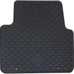 vidaXL Autobodemmat 4 pcs Zwart Rubber