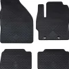 vidaXL Autobodemmat 4 pcs Zwart Geschikt voor Toyota YARIS 2020-
