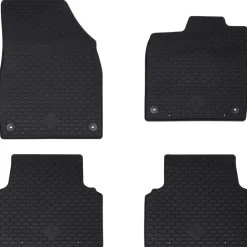 vidaXL Autobodemmat 4 pcs Zwart geschikt voor VW ID.3 2019- Rubber