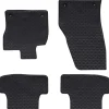 vidaXL Autobodemmat 4 pcs Zwart geschikt voor VW T-ROC 2017- Rubber